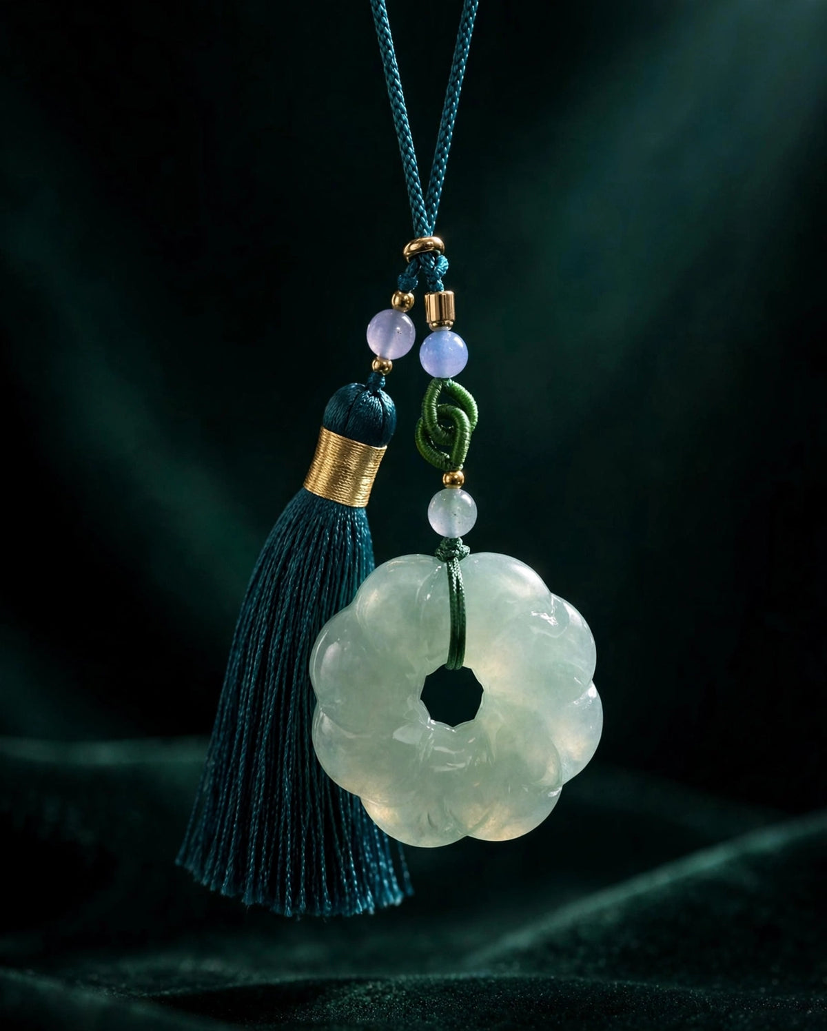 Jade Donut Bag Charm