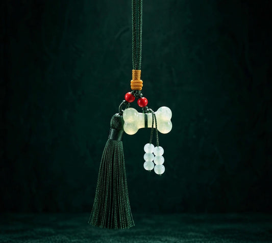 Jadeite Bone Charm