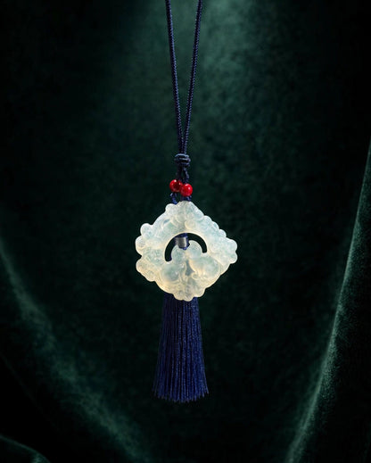 Jade Cat Bag Charm
