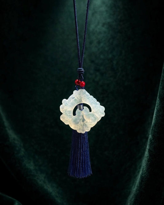 Jade Cat Bag Charm
