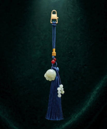 Natural Jade Cat Paw Charm